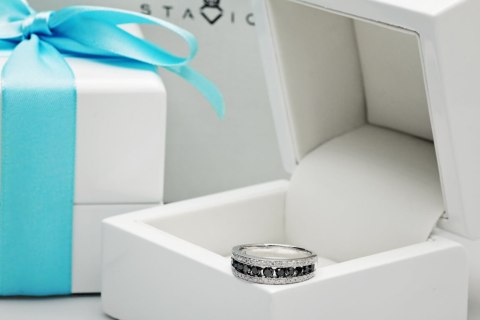 Złoty pierścionek PBD3813 - Diament Złoty pierścionek PBD3813 - Diament