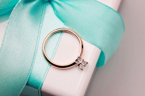 Złoty pierścionek PRD0660 - Diament Złoty pierścionek PRD0660 - Diament