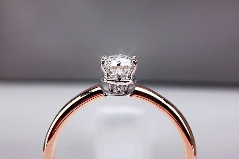 Złoty pierścionek PRD0660 - Diament Złoty pierścionek PRD0660 - Diament