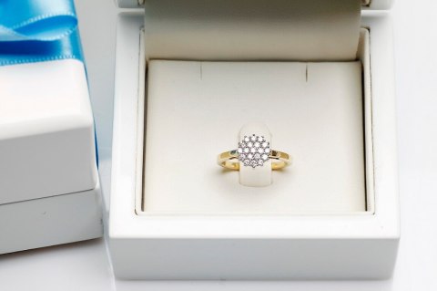 Złoty pierścionek PXD2582 - Diament Złoty pierścionek PXD2582 - Diament