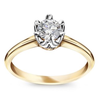 Złoty pierścionek PXD4839 - Diament