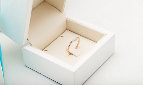 Złoty pierścionek PRD5990 - Diament Złoty pierścionek PRD5990 - Diament