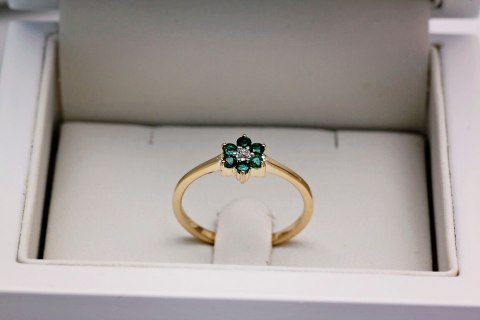 Złoty pierścionek PZD1171 - Diament Złoty pierścionek PZD1171 - Diament