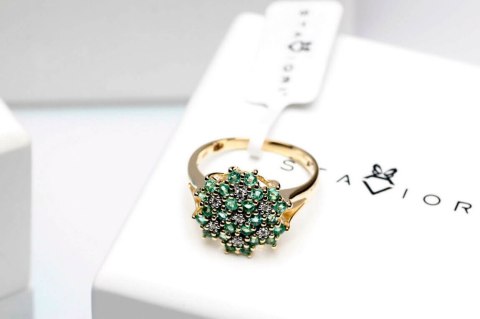 Złoty pierścionek PZD1600E - Diament Złoty pierścionek PZD1600E - Diament
