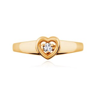Złoty pierścionek PZD6699 - Diament