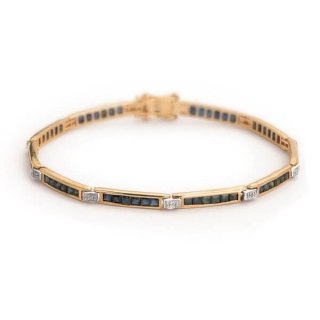 Złota bransoleta BZD4585 - Diament