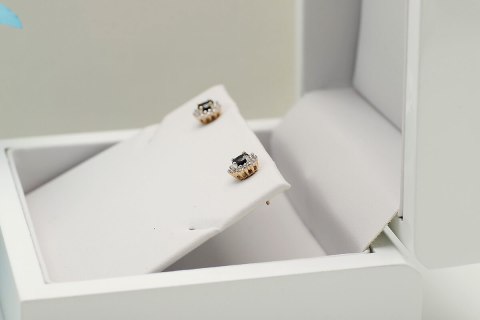 Złote kolczyki KXD0611 - Diament Złote kolczyki KXD0611 - Diament