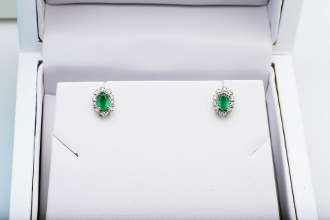 Złote kolczyki KXD0757 - Diament Złote kolczyki KXD0757 - Diament