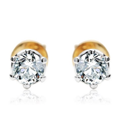 Złote kolczyki KXD2500 - Diament Złote kolczyki KXD2500 - Diament
