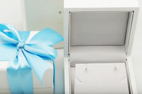 Złote kolczyki KXD2555 - Diament Złote kolczyki KXD2555 - Diament
