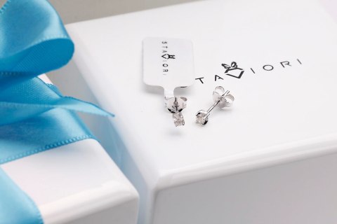 Złote kolczyki KBD0632 - Diament Złote kolczyki KBD0632 - Diament