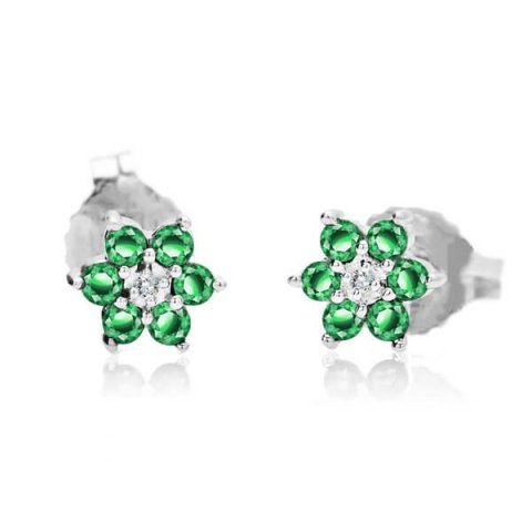 Złote kolczyki KBD0947 - Diament Złote kolczyki KBD0947 - Diament