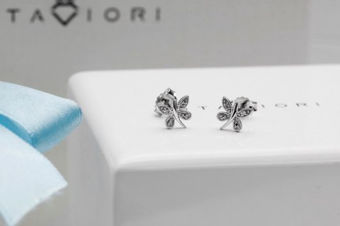 Złote kolczyki KBD1897 - Diament Złote kolczyki KBD1897 - Diament