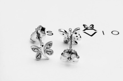 Złote kolczyki KBD1897 - Diament Złote kolczyki KBD1897 - Diament
