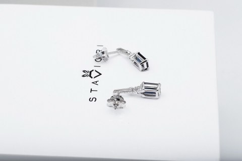 Złote kolczyki KBD1924S - Diament Złote kolczyki KBD1924S - Diament