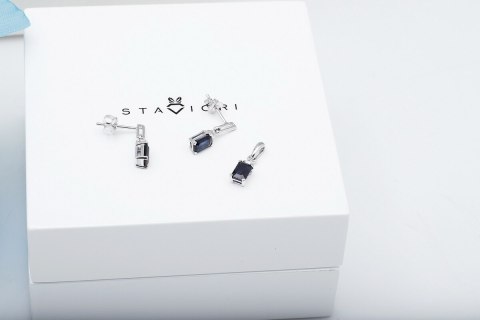 Złote kolczyki KBD1924S - Diament Złote kolczyki KBD1924S - Diament