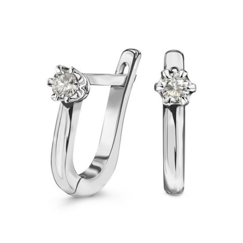 Złote kolczyki KBD2187J - Diament Złote kolczyki KBD2187J - Diament