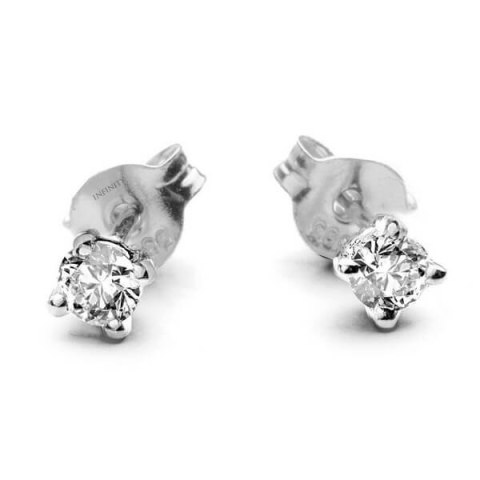 Złote kolczyki KBD2555 - Diament Złote kolczyki KBD2555 - Diament