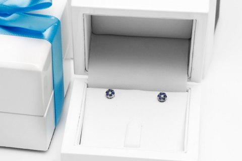 Złote kolczyki KBD3517 - Diament Złote kolczyki KBD3517 - Diament