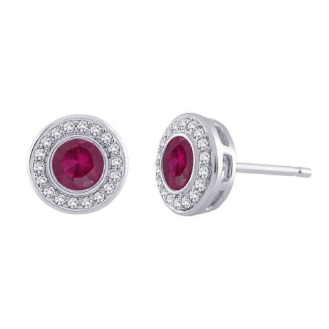 Złote kolczyki KBD3829 - Diament Złote kolczyki KBD3829 - Diament
