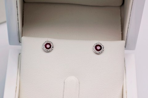 Złote kolczyki KBD3835 - Diament Złote kolczyki KBD3835 - Diament