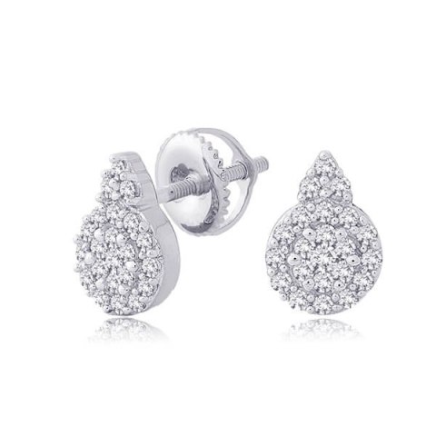 Złote kolczyki KBD3874 - Diament Złote kolczyki KBD3874 - Diament