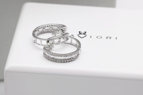 Złote kolczyki KBD4759 - Diament Złote kolczyki KBD4759 - Diament
