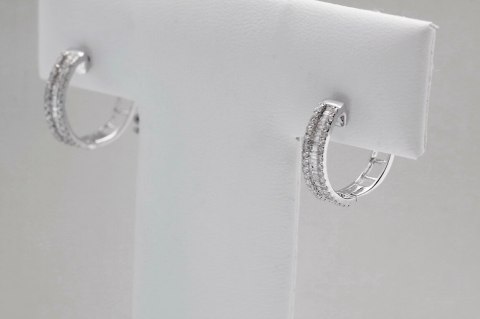Złote kolczyki KBD4759 - Diament Złote kolczyki KBD4759 - Diament