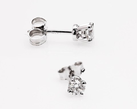Złote kolczyki KBD4820 - Diament Złote kolczyki KBD4820 - Diament
