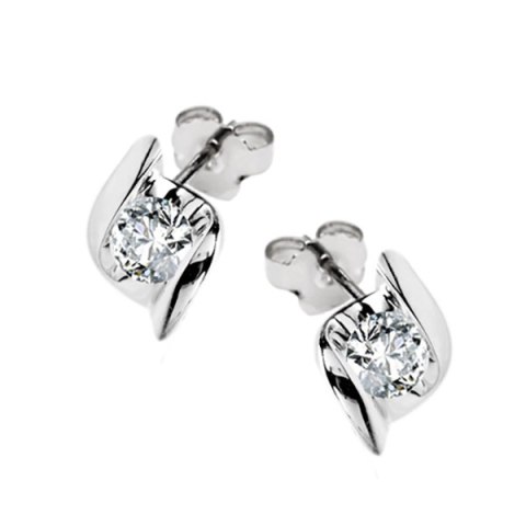 Złote kolczyki KBD5523 - Diament Złote kolczyki KBD5523 - Diament