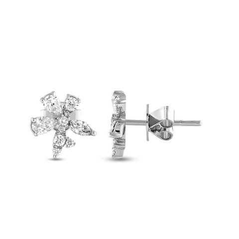 Złote kolczyki KBD6093 - Diament Złote kolczyki KBD6093 - Diament