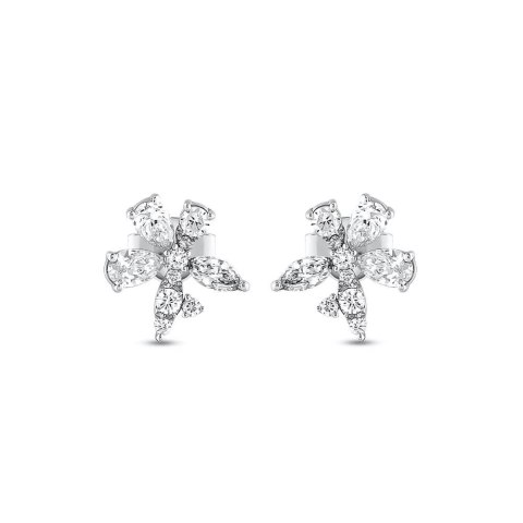 Złote kolczyki KBD6093 - Diament Złote kolczyki KBD6093 - Diament
