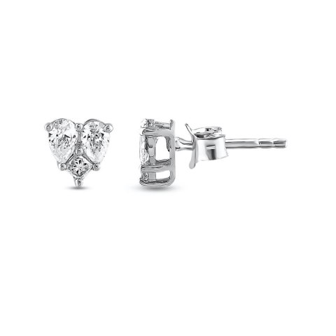 Złote kolczyki KBD6105 - Diament Złote kolczyki KBD6105 - Diament