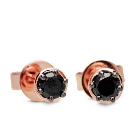 Złote kolczyki KRD1594B - Diament Złote kolczyki KRD1594B - Diament