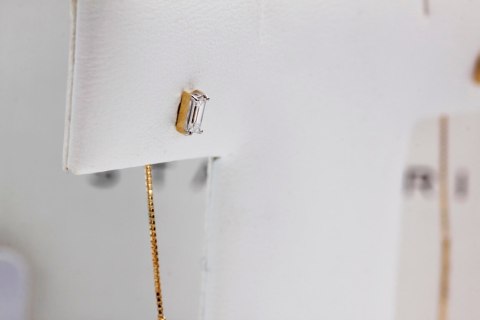 Złote kolczyki KYD0006 - Diament Złote kolczyki KYD0006 - Diament