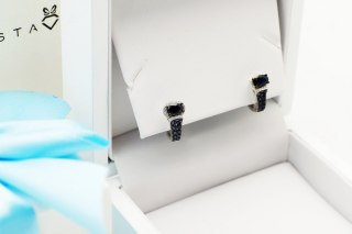 Złote kolczyki KZC5300 - Diament