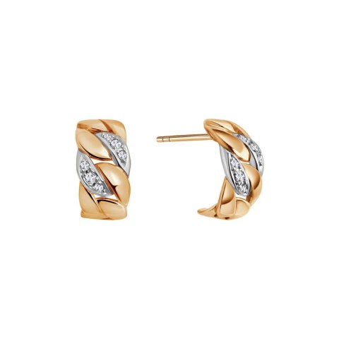 Złote kolczyki KZD20286 - Diament Złote kolczyki KZD20286 - Diament