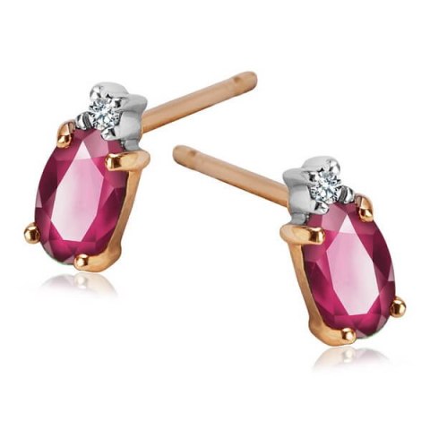 Złote kolczyki KZD2298 - Diament Złote kolczyki KZD2298 - Diament