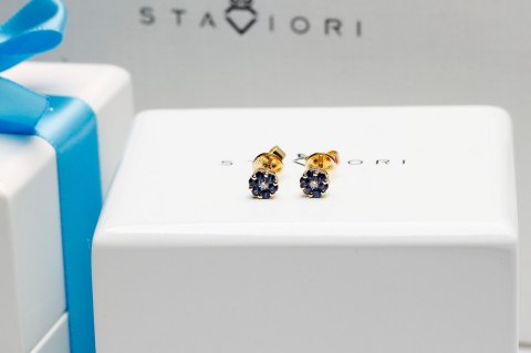 Złote kolczyki KZD3517 - Diament Złote kolczyki KZD3517 - Diament