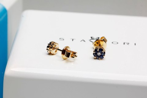 Złote kolczyki KZD3517 - Diament Złote kolczyki KZD3517 - Diament