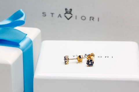 Złote kolczyki KZD3517 - Diament Złote kolczyki KZD3517 - Diament