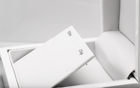 Złote kolczyki KZD5010M - Diament Złote kolczyki KZD5010M - Diament