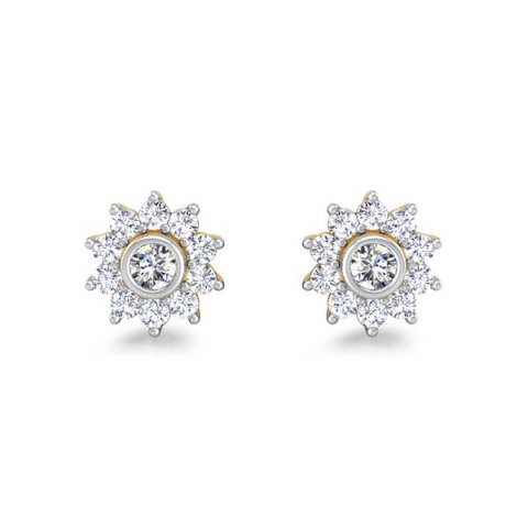 Złote kolczyki KZD5224 - Diament Złote kolczyki KZD5224 - Diament