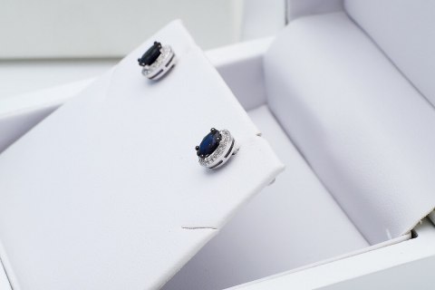 Złote kolczyki KZD5387 - Diament Złote kolczyki KZD5387 - Diament