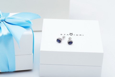 Złote kolczyki KZD5387 - Diament Złote kolczyki KZD5387 - Diament