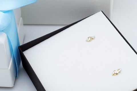 Złote kolczyki KZD5720 - Diament Złote kolczyki KZD5720 - Diament