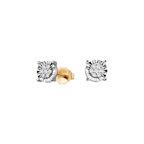 Złote kolczyki KZD6677 - Diament Złote kolczyki KZD6677 - Diament