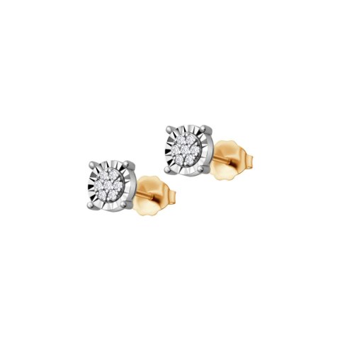 Złote kolczyki KZD6677 - Diament Złote kolczyki KZD6677 - Diament