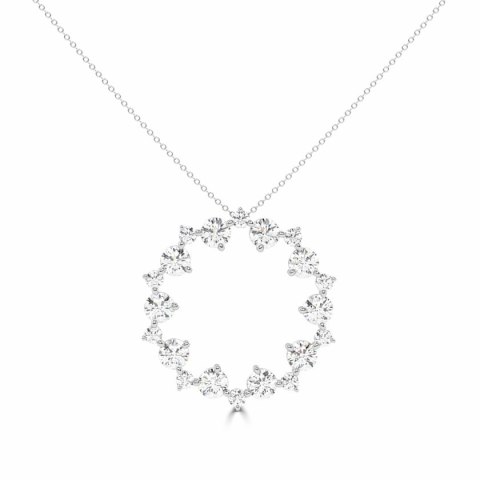 Złoty naszyjnik NBD6263 - Diament Złoty naszyjnik NBD6263 - Diament