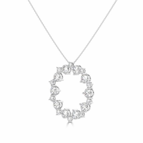Złoty naszyjnik NBD6263 - Diament Złoty naszyjnik NBD6263 - Diament